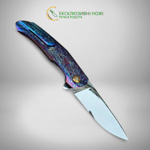 DAGDARION ІІІ складной нож ручной работы мастера ANDROSHCHUK KNIVES, сталь - CPM® S90V™ 64 HRC)